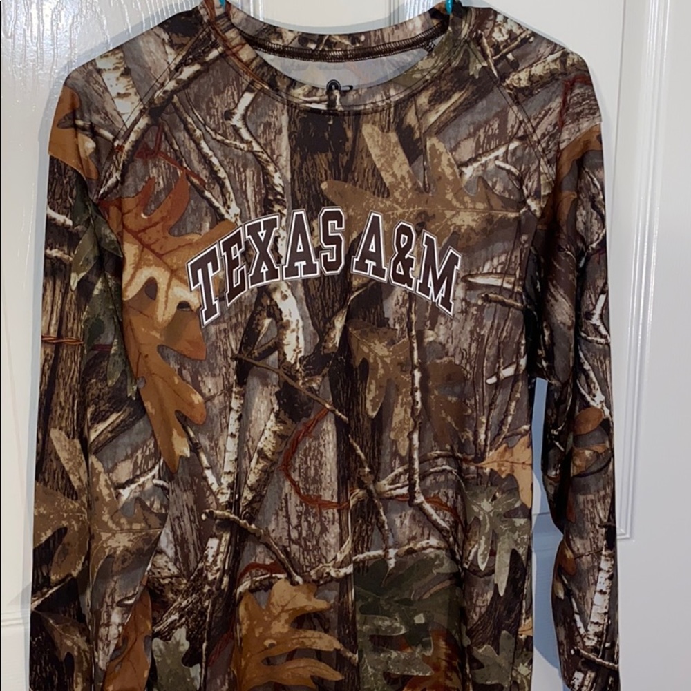Camo Texas A&M shirt